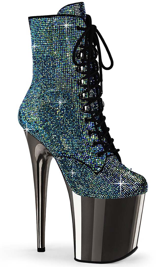 Pleaser rhinestone outlet boots