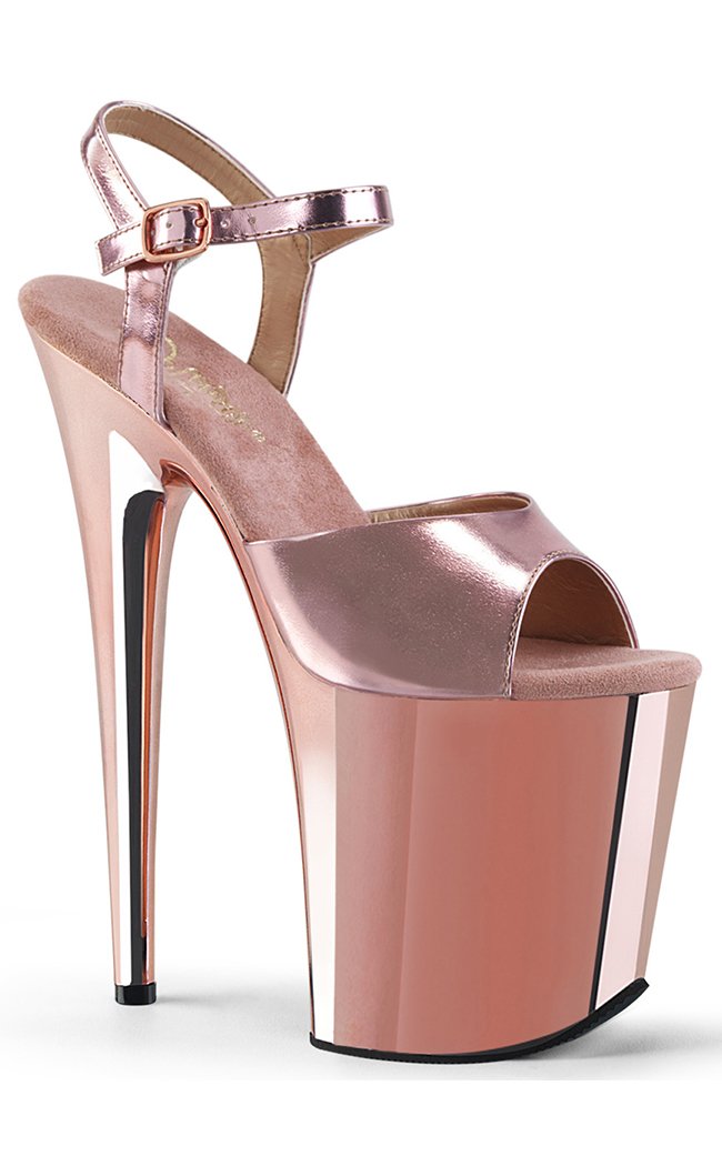 Rose platform heels online