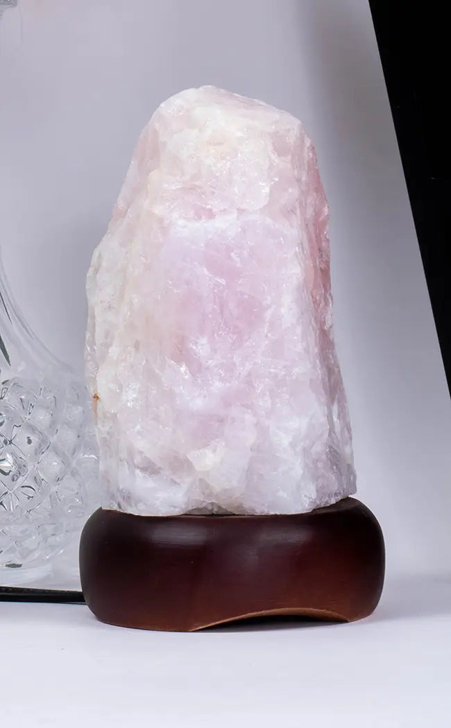 Pink 2024 stone lamp