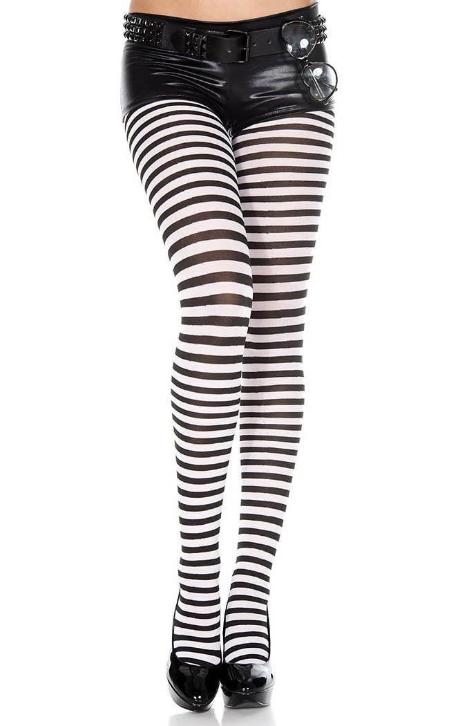 Classic legging in mini stripe