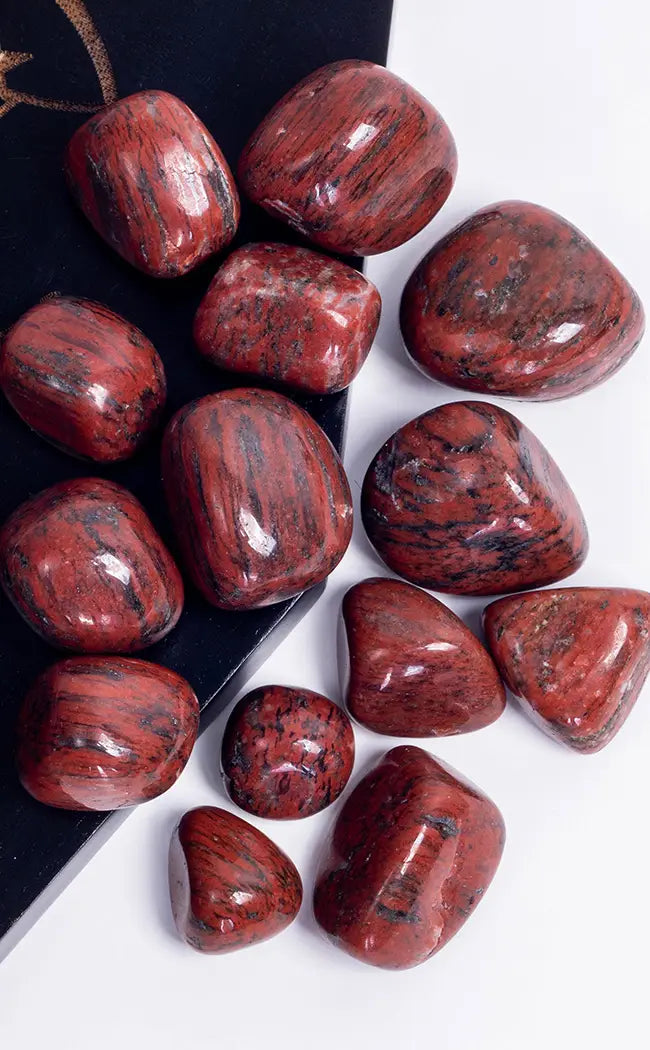 Dark on sale red stone