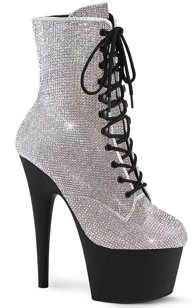 Pleaser rhinestone outlet boots