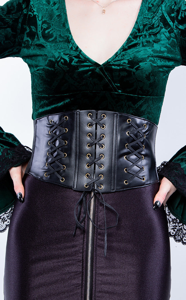 Green 2024 corset belt