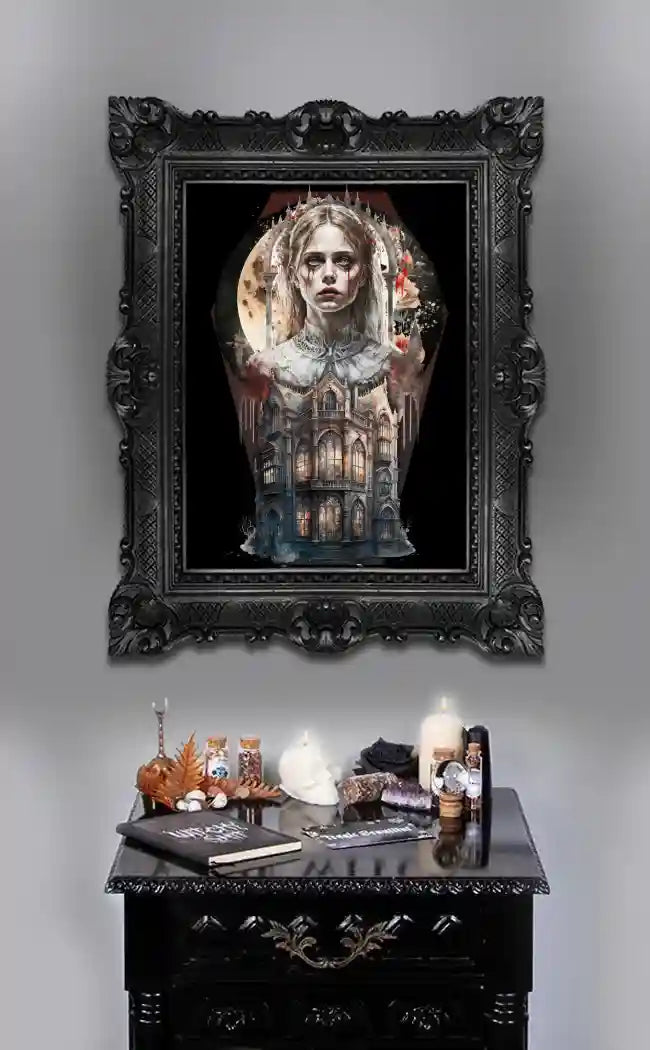 Tragedy Gothic Girl cheapest Wall Art