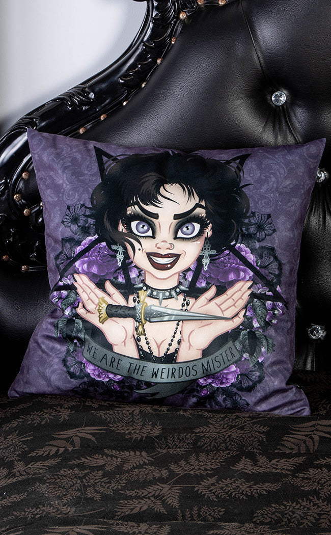 Throw Pillows Case We Are The Weirdos - Goth Witch Sofa Decorative