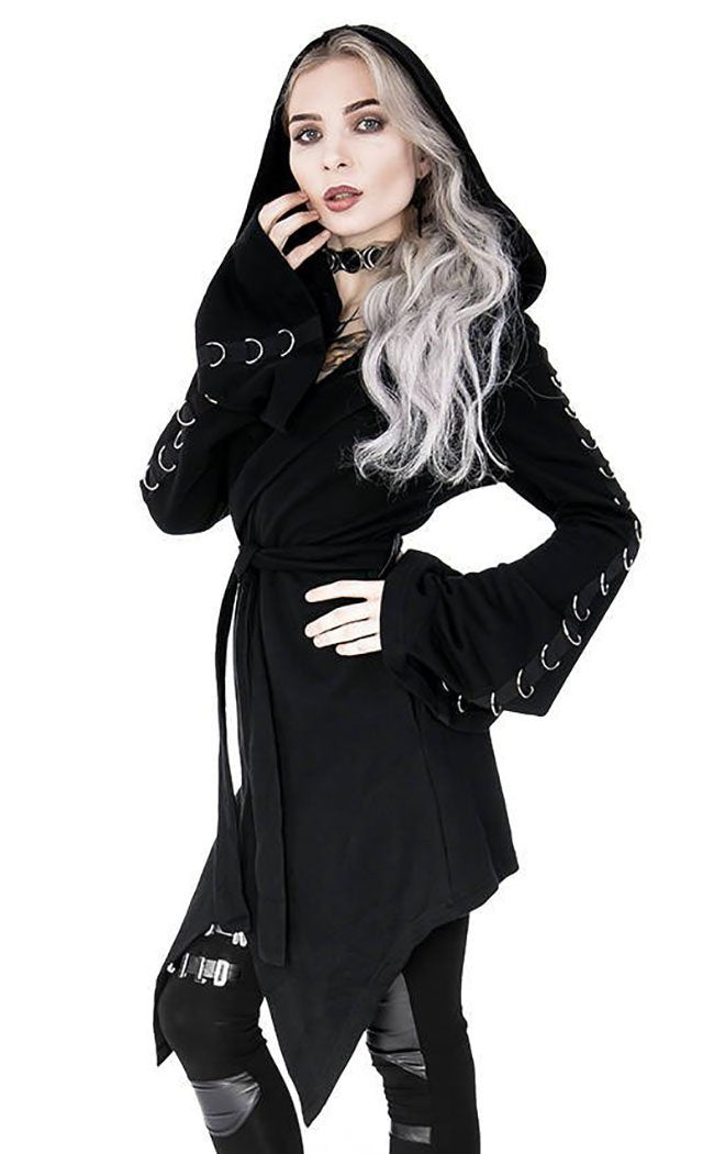 Gothic on sale hooded cardigan