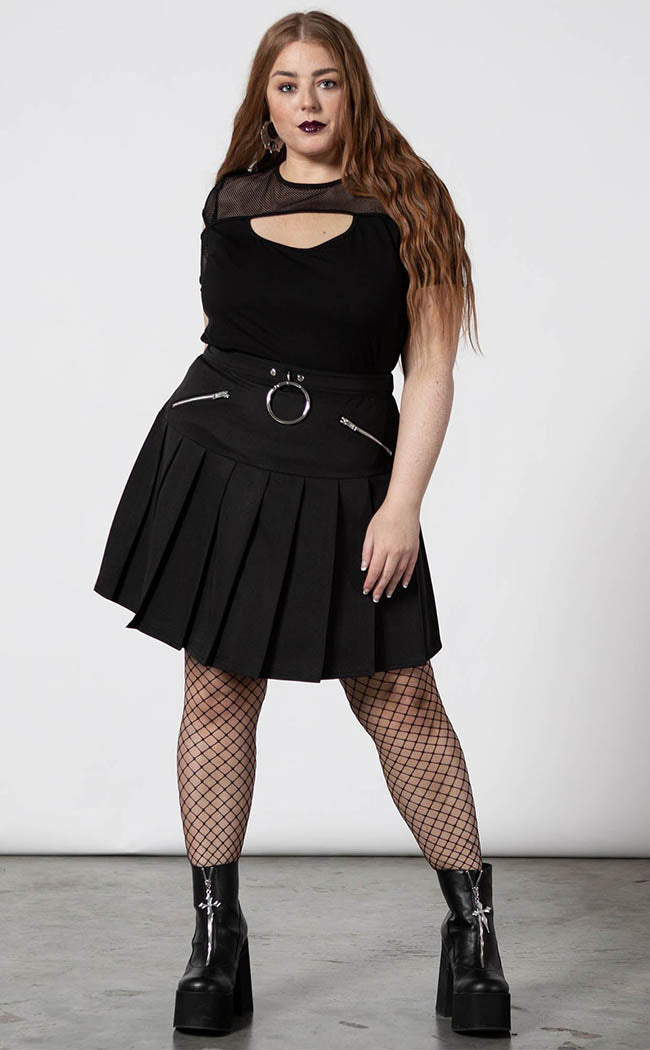 Plus size pleated skirt australia hotsell