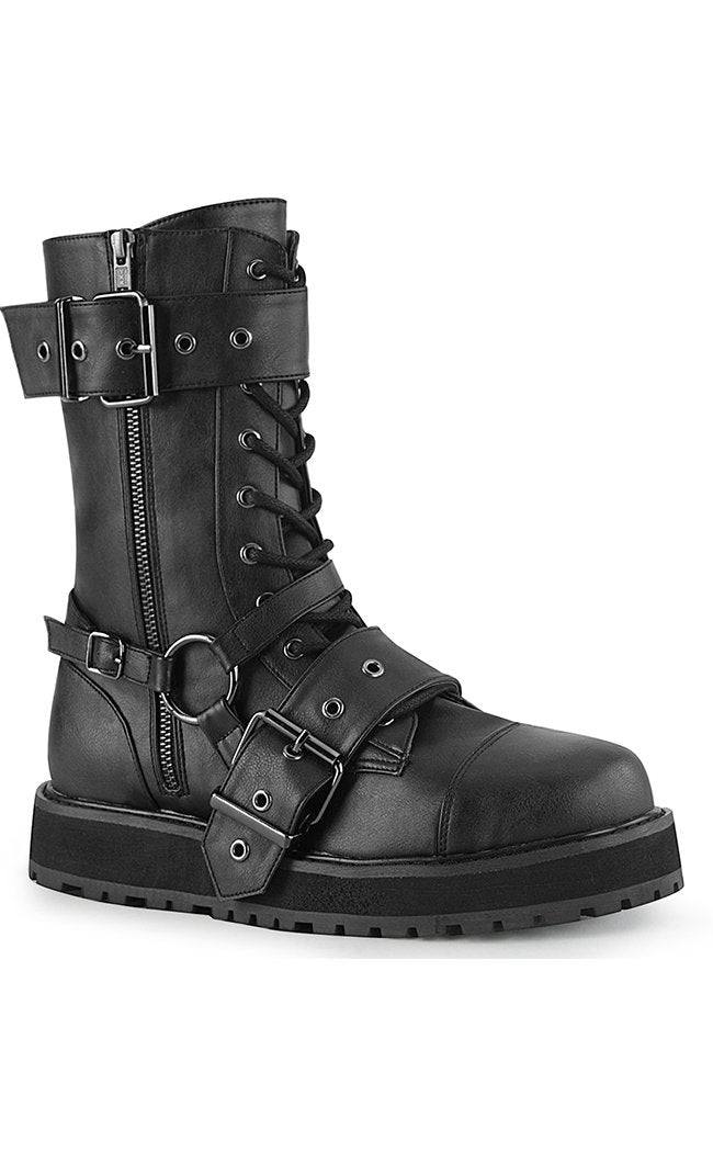 Gothic deals leather boots