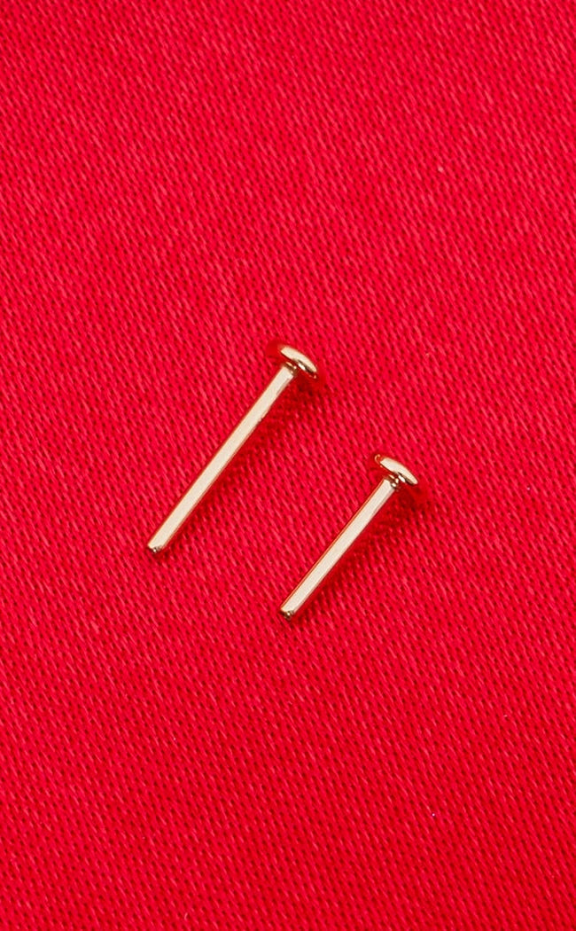 14K Gold Threadless Push In Backs