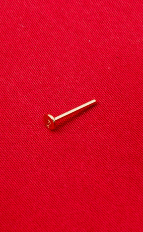 14K Gold Threadless Push In Backs