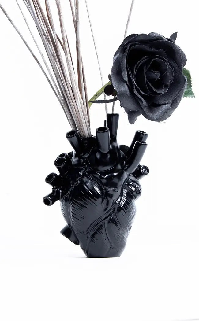 Anatomical Heart Vase | Black-The Haunted Mansion-Tragic Beautiful