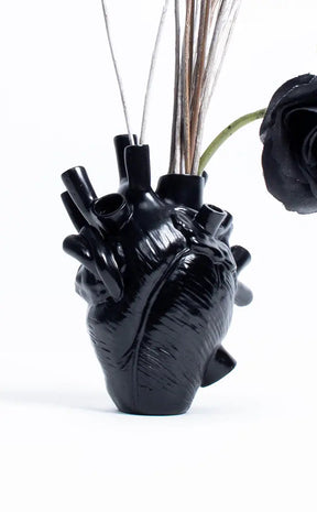 Anatomical Heart Vase | Black-The Haunted Mansion-Tragic Beautiful