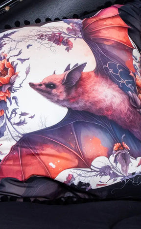 Blood Moon Bat Cushion Cover-Drop Dead Gorgeous-Tragic Beautiful