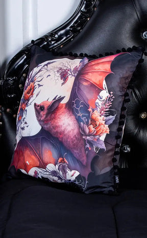 Blood Moon Bat Cushion Cover-Drop Dead Gorgeous-Tragic Beautiful