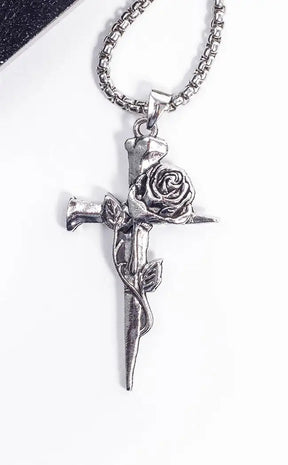 Blooming Death Necklace-Gothic Jewellery-Tragic Beautiful