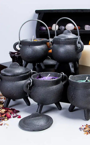 Cauldron Smoke Cleansing Candle | Lavender-Candles-Tragic Beautiful