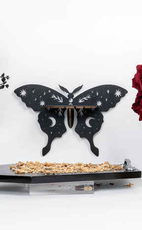 Celestial Wooden Butterfly Shelf-Homewares-Tragic Beautiful