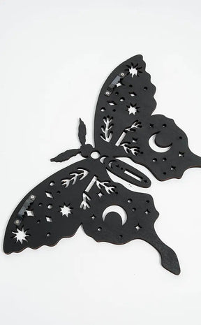 Celestial Wooden Butterfly Shelf | Alt Gifts & Witchy Homewares Australia