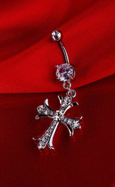 Celtic Cross Belly Ring-Impaler-Tragic Beautiful