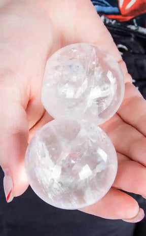 Clear Quartz Crystal Ball Spheres | Small-Crystals-Tragic Beautiful