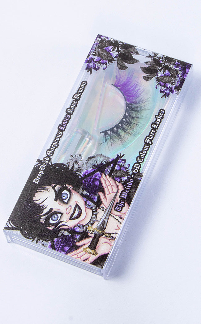 Colour Flare Lashes | The Weirdo-Rose Demon-Tragic Beautiful