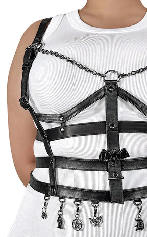 Demonia Bruja Body Harness-Demonia-Tragic Beautiful