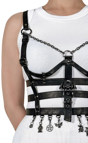 Demonia Bruja Body Harness-Demonia-Tragic Beautiful