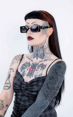 Eternal Shadows Sunglasses-Cold Black Heart-Tragic Beautiful