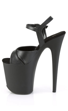 FLAMINGO-816 Black Peep Toe Heels-Pleaser-Tragic Beautiful