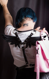 Fallen Angel Harness-Cold Black Heart-Tragic Beautiful