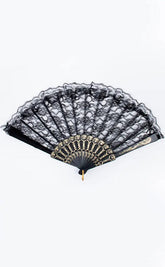 Gothic Lace Hand Fan-Gothic Accessories-Tragic Beautiful