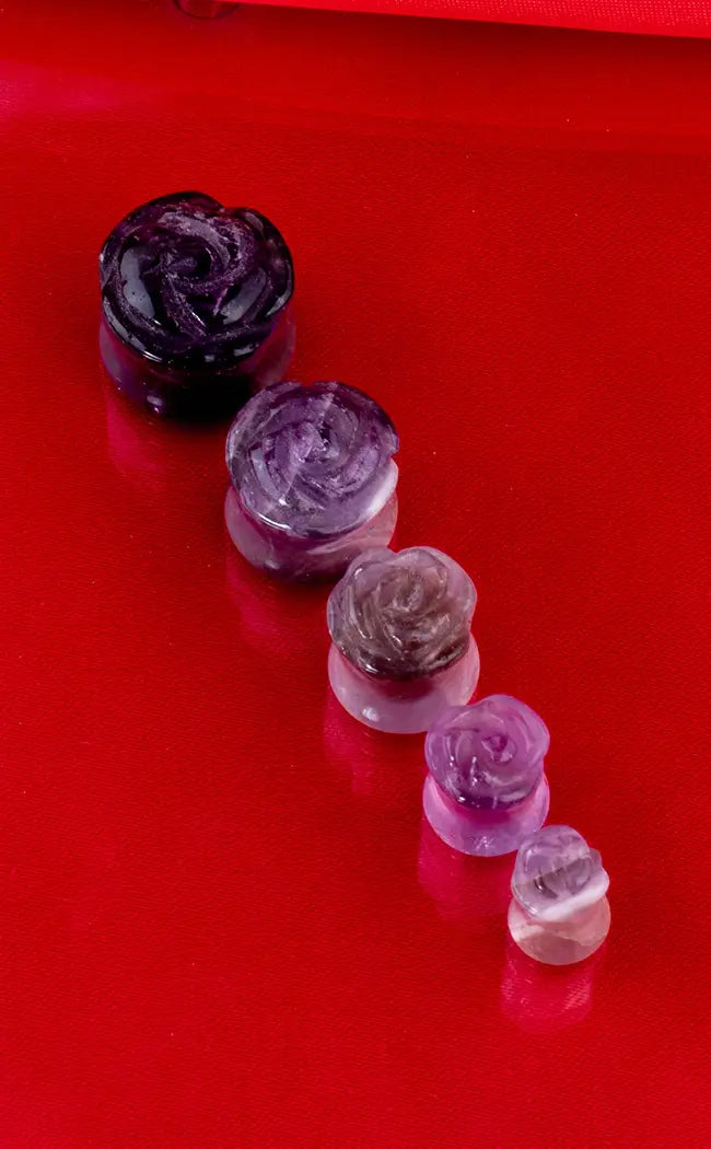 In Bloom Rose Plugs | Amethyst-Impaler-Tragic Beautiful