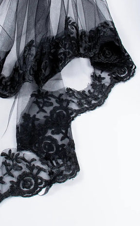 Into the Beyond Black Veil-Gothic Accessories-Tragic Beautiful