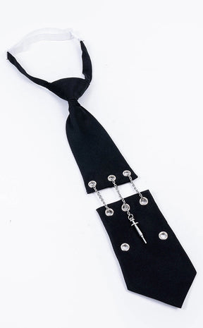 Lethal Business Neck Tie-Gothic Accessories-Tragic Beautiful