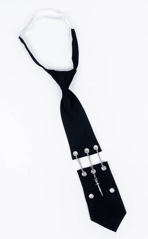 Lethal Business Neck Tie-Gothic Accessories-Tragic Beautiful