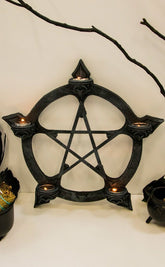 Pentagram Candle Wall Hanging-Candles-Tragic Beautiful