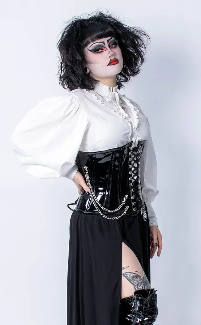 PVC Corsets  PVC Waist Cincher, plus size corsets, vinyl clothing