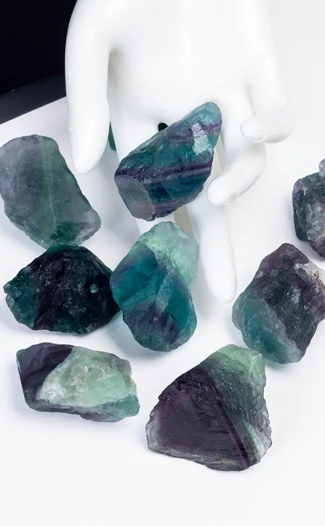 Rainbow Fluorite Raw Chunk-Crystals-Tragic Beautiful