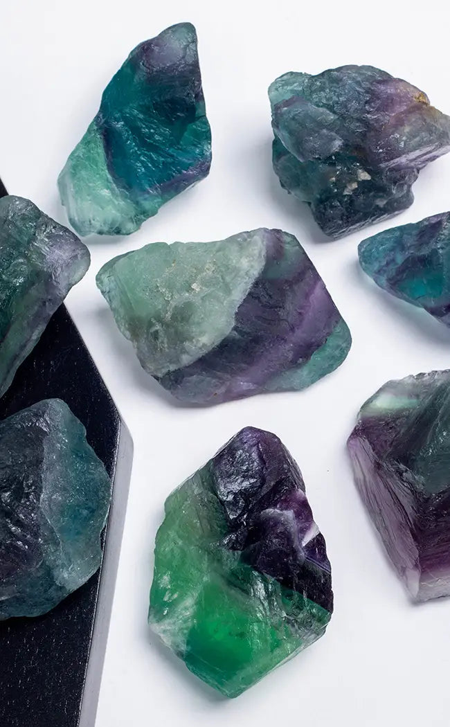 Rainbow Fluorite Raw Chunk-Crystals-Tragic Beautiful