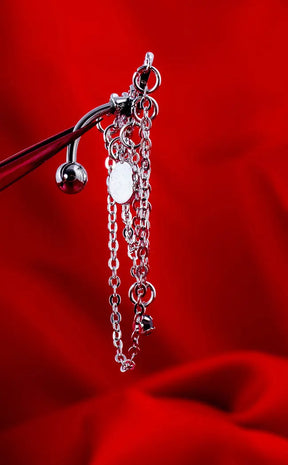 Sacred Shrine Belly Ring-Impaler-Tragic Beautiful