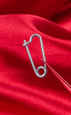 Safety Pin Earring-Impaler Body Jewellery-Tragic Beautiful