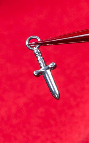 Titanium Dangle Charm | Dagger-Impaler Body Jewellery-Tragic Beautiful