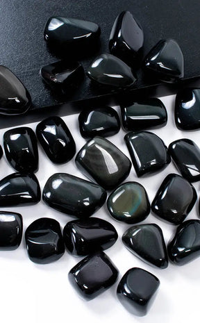 Tumbled Stones | Rainbow Obsidian-Tumble Stones-Tragic Beautiful