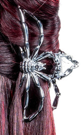 Untangled Web Spider Hair Claw Clip-Gothic Jewellery-Tragic Beautiful