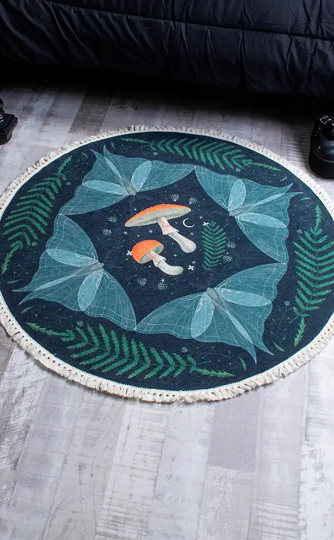 Wandering Moon Rug-Hedge Witch Cottage-Tragic Beautiful