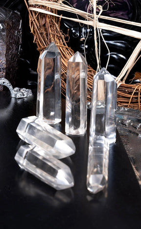 A Grade Clear Quartz Crystal Points | Tall-Crystals-Tragic Beautiful