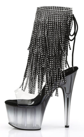 ADORE-1017RSFT Black Ankle Boots-Pleaser-Tragic Beautiful