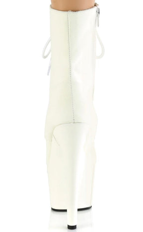 ADORE-1020GD White Glow in the Dark Boots-Pleaser-Tragic Beautiful