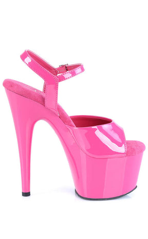 ADORE-709 Hot Pink Heels-Pleaser-Tragic Beautiful