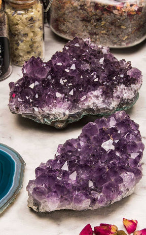 Amethyst Cluster - Extra Large-Crystals-Tragic Beautiful